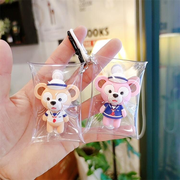 达菲熊娃包卡通钥匙扣情侣包包挂件创意礼品赠品娃娃机商品批发