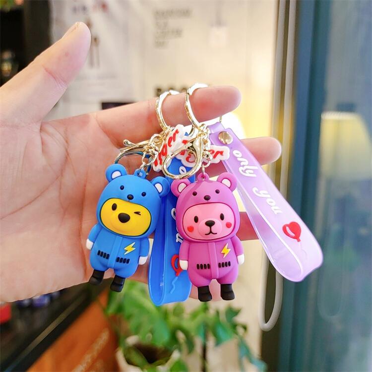 头套萌物卡通公仔钥匙扣情侣包包挂件创意礼品赠品娃娃机商品批发