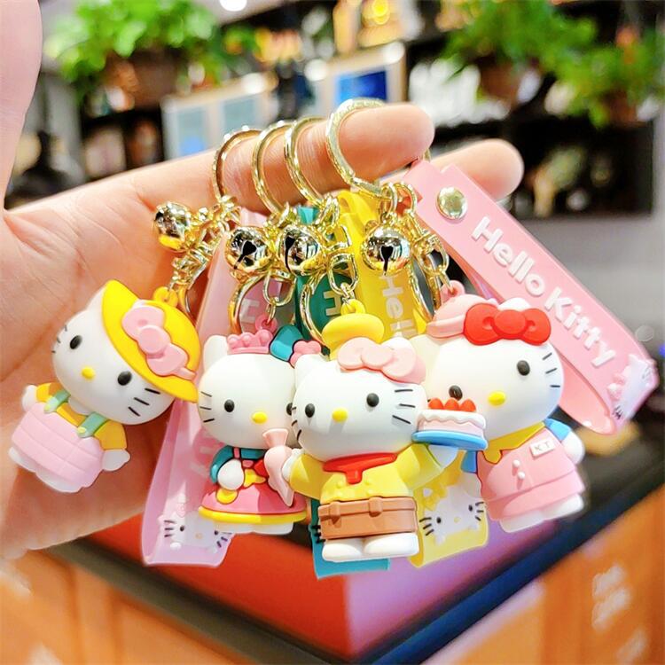 新版KT卡通公仔钥匙扣情侣包包挂件创意礼品赠品娃娃机商品批发