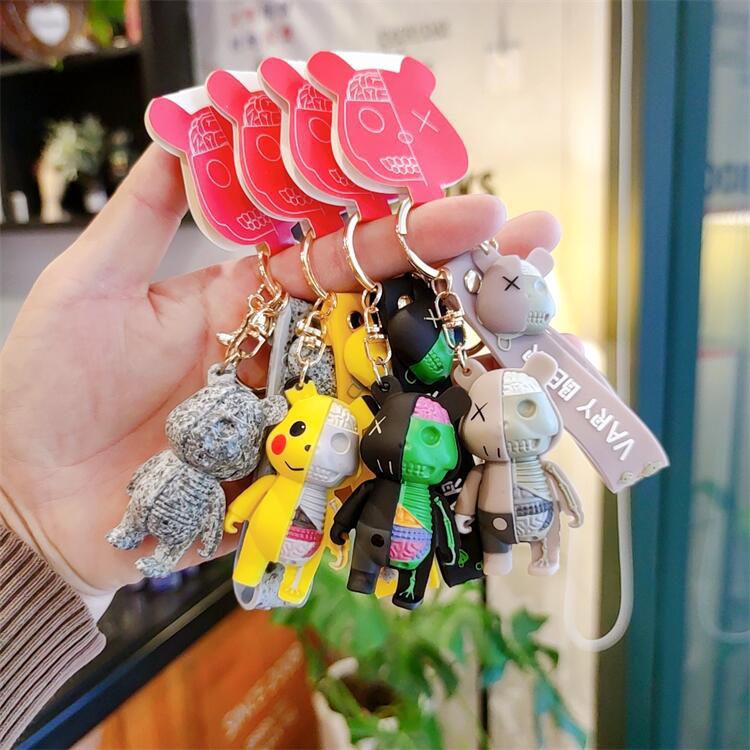 正版小英雄解剖系列卡通钥匙扣情侣包包挂件创意礼品赠品娃娃机