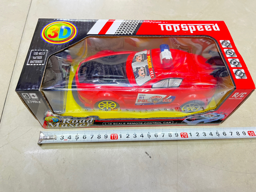 新款二通道遥控警车