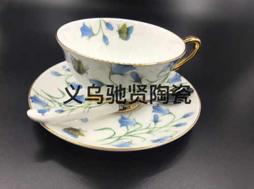 high bone china coffee cup and saucer british pastoral cup and saucer ceramic cup water cup scented tea afternoon tea cup milk cup