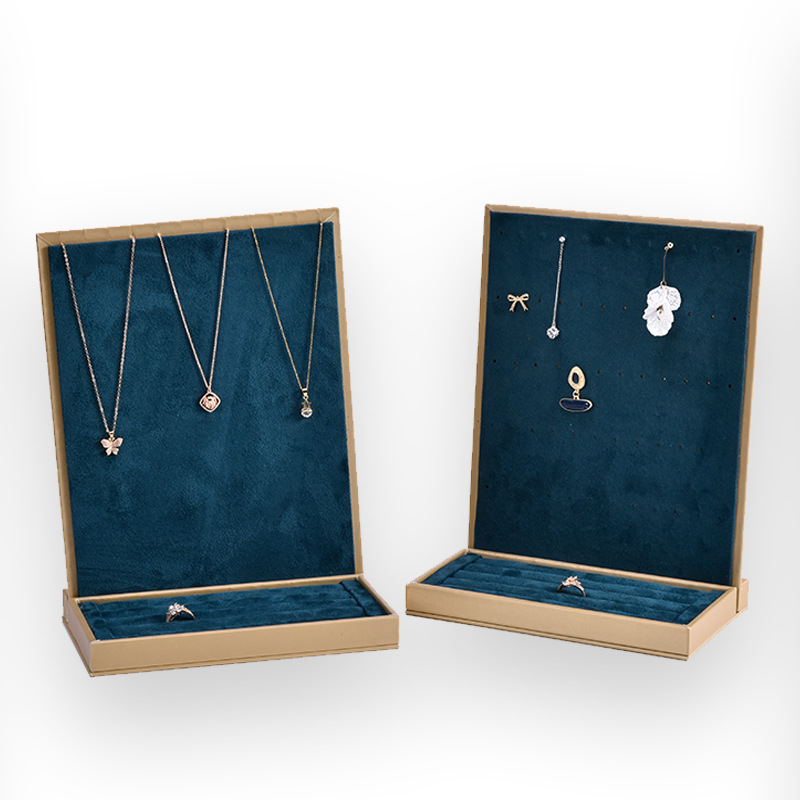 直播间饰品展示架耳饰项链戒指收纳架多功能混合架首饰橱窗陈列架