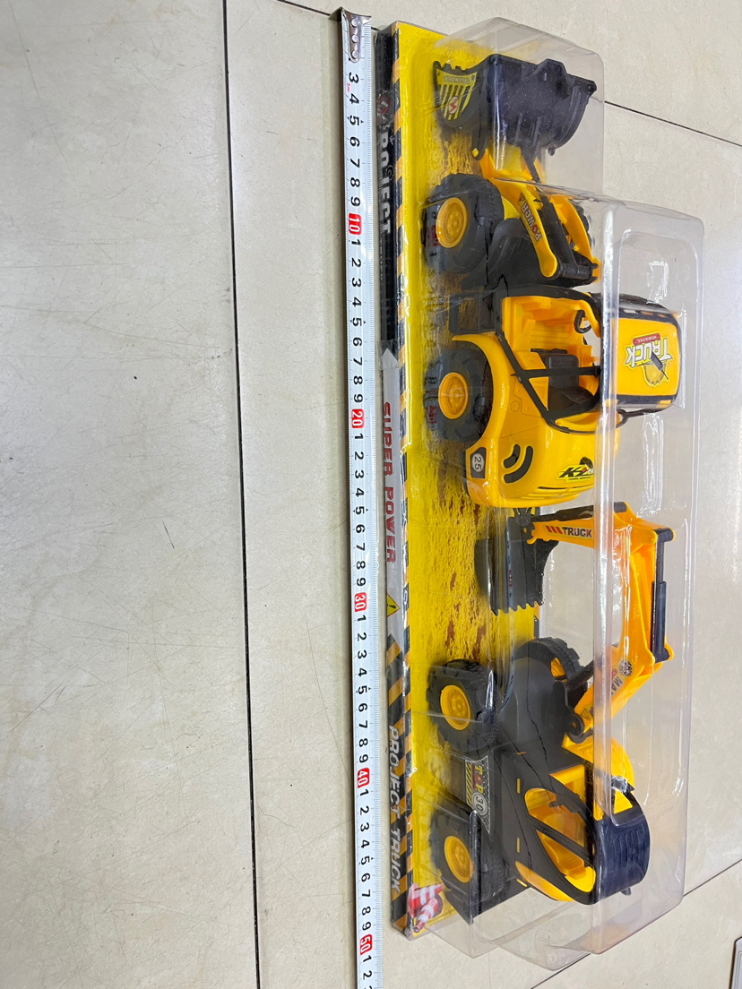 新款惯性工程车两只装P罩