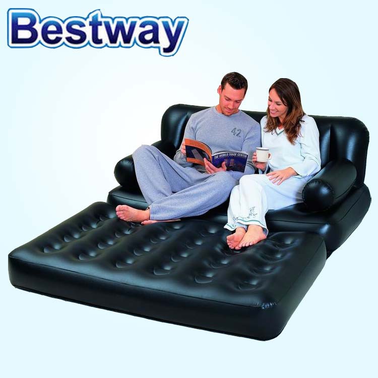 bestway 75054充气沙发双人加厚躺椅懒人沙发床折叠充气便携沙发