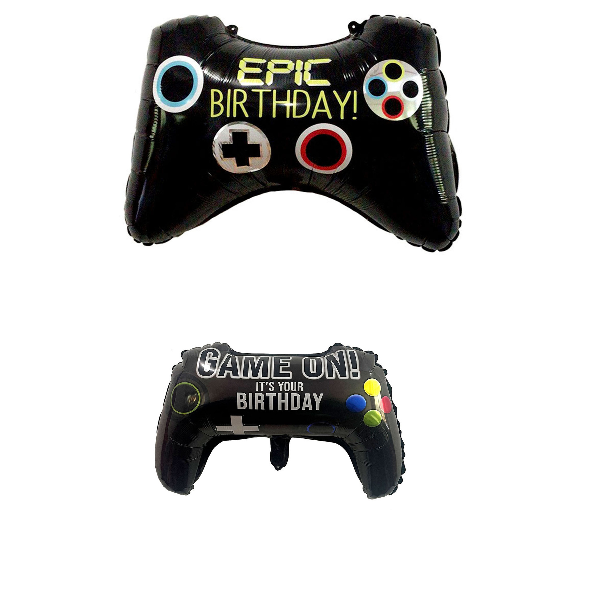 堡垒之夜吃鸡游戏机造型铝箔气球 游戏派对场地装饰游戏手柄气球