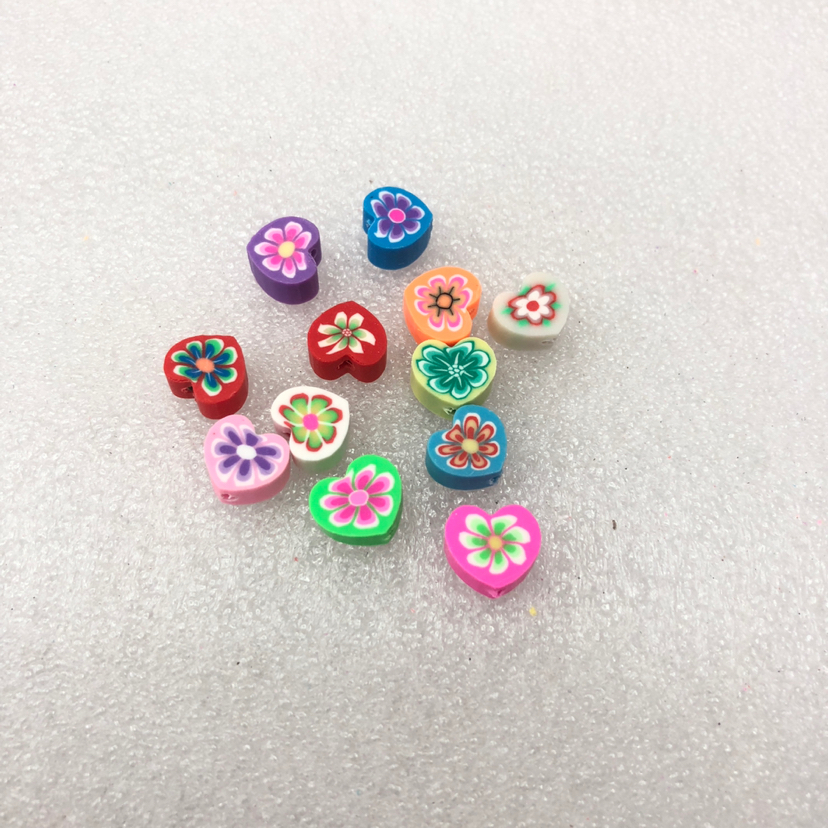 软陶切片爱心切片软陶树脂配件厂家直销