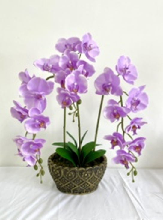 厂家直销仿真蝴蝶兰仿真花假花  蝴蝶兰人造花假花装饰花摆件花