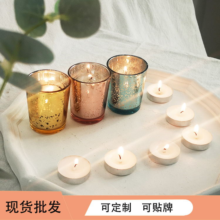 批发蜡烛加热新年茶蜡烛生日派对拜神结婚矿烛家用照明白色小蜡烛