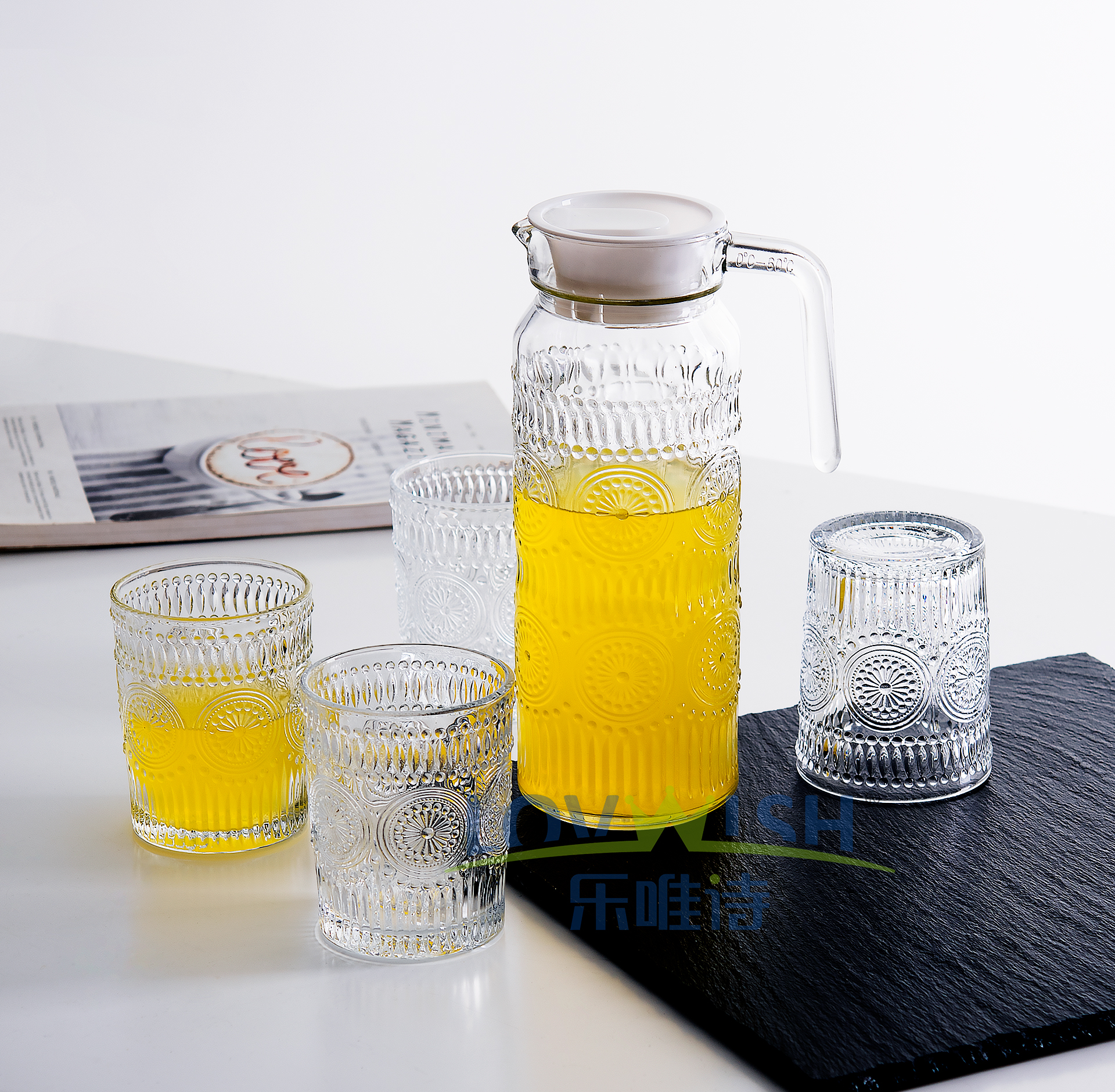 JC  果汁壶  杯壶套装  冷饮壶