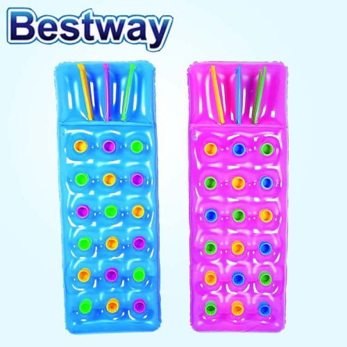 Bestway 43014充气浮床水上乐园18孔充气浮排
