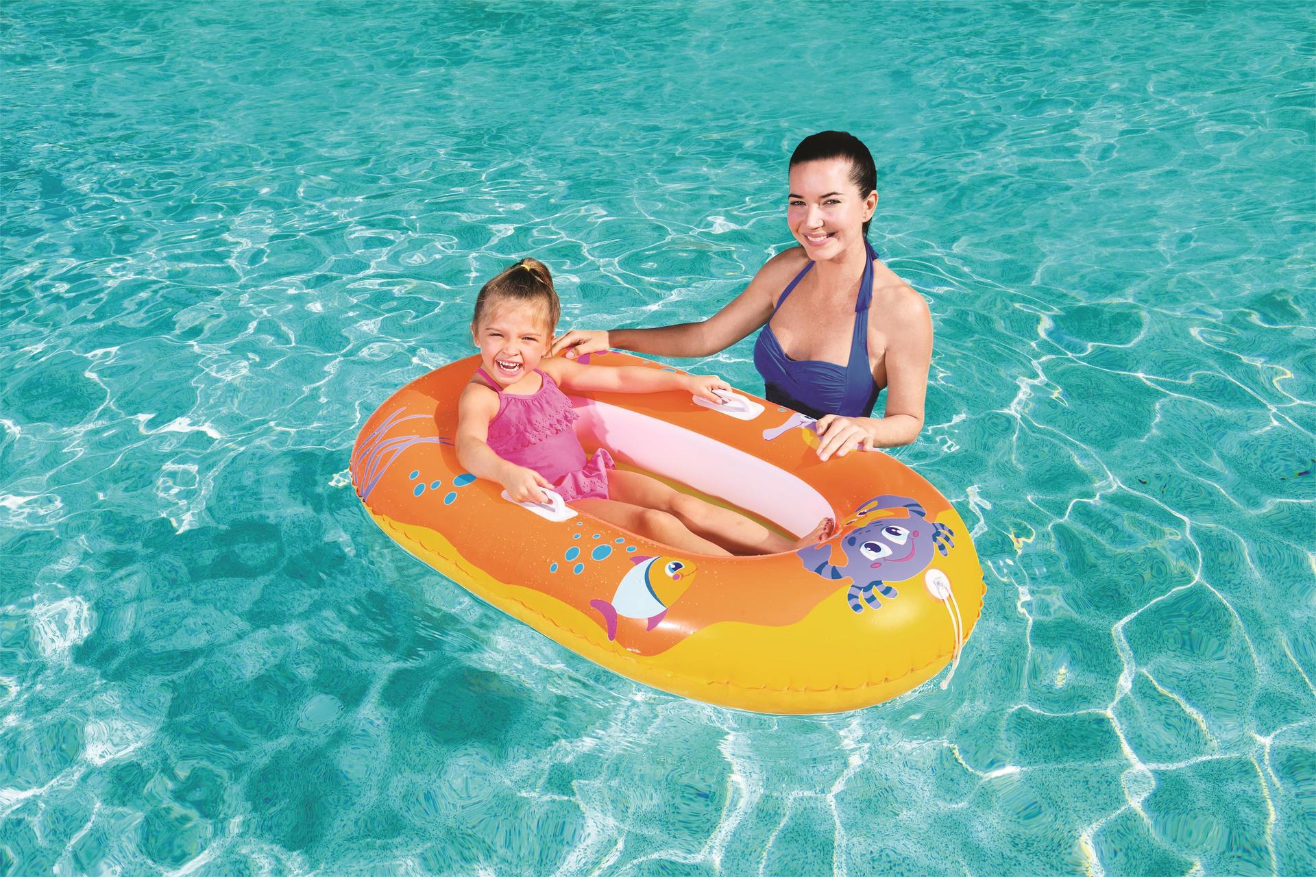 Bestway34009 打水板儿童浮排水上充气浮排儿童船