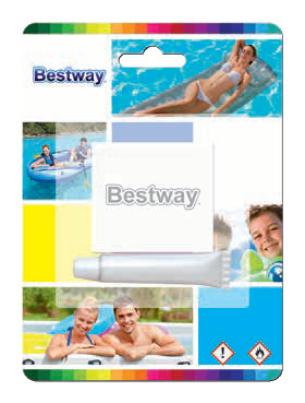 Bestway 62022 充气产品修补套装 充气船、床修补片 游泳圈修补胶