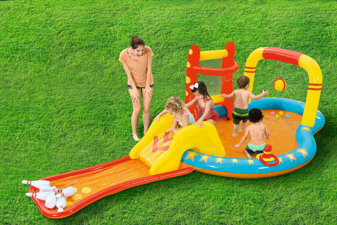 Bestway 53068 保龄球游乐水池 娱乐水池 儿童戏水池