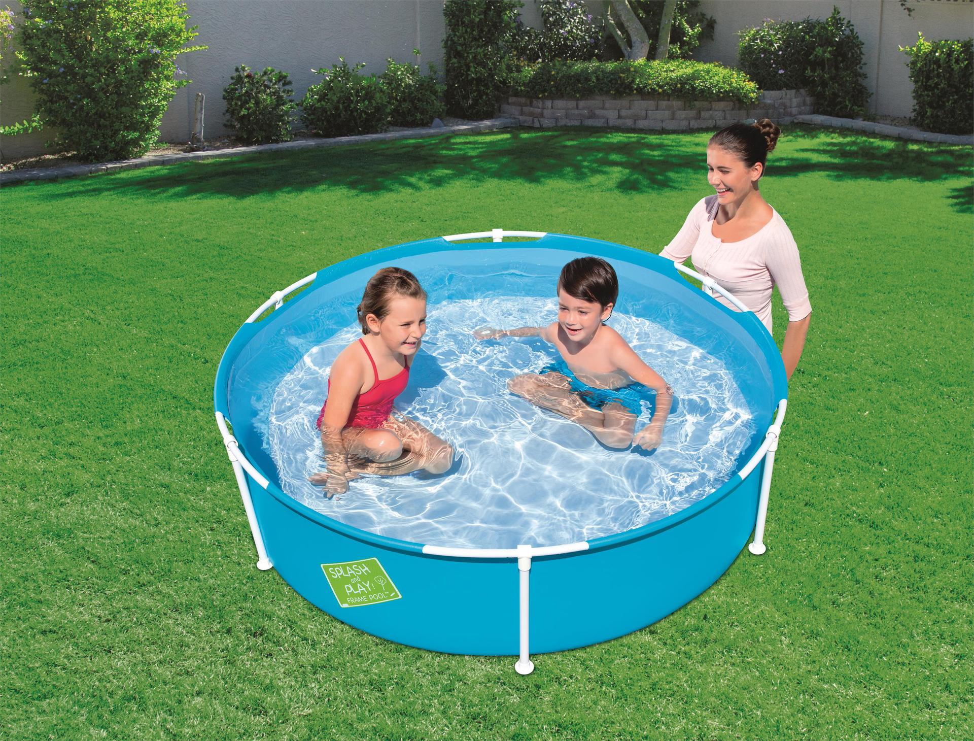 Bestway 56283 儿童圆形支架水池 管架水池