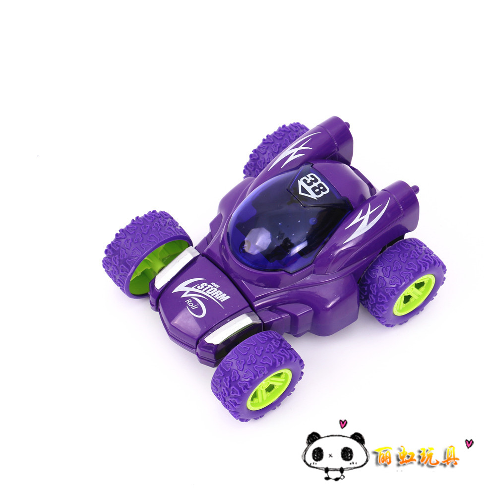 儿童玩具小汽车旋转车头惯性翻滚特技车翻斗车越野玩具车