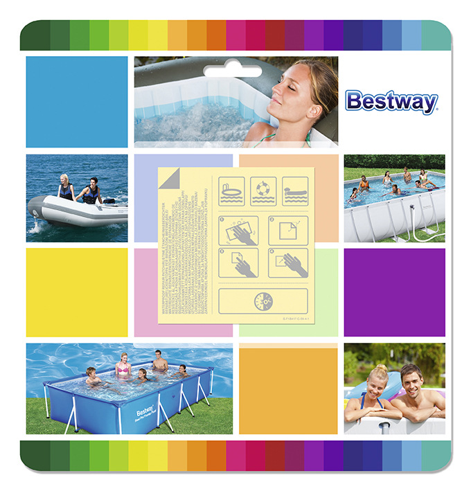 Bestway 62091 强力修补纸 水下修补片