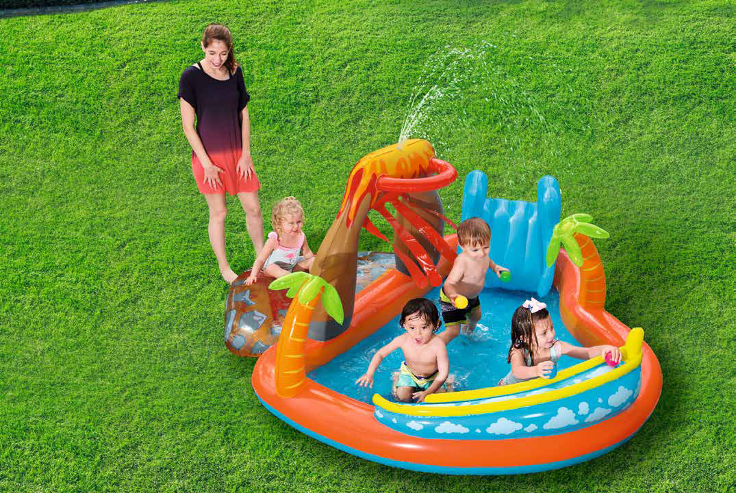 Bestway 53069 火山游乐水池 娱乐水池 儿童戏水池