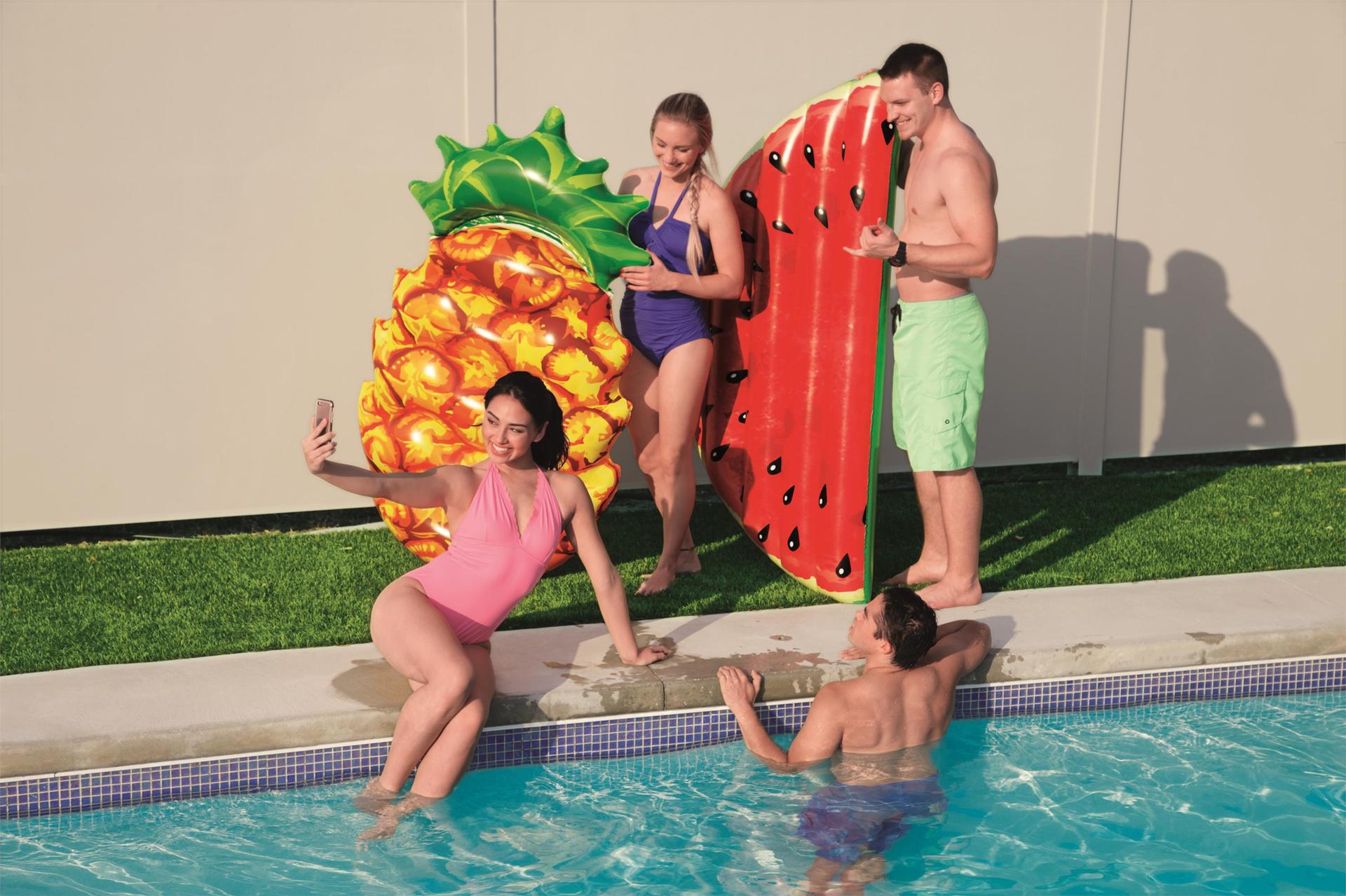 Bestway 43159 西瓜浮排 水果浮岛 水上空气床 浮排