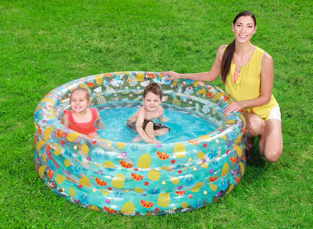 Bestway 51048 三环水池 儿童戏水池 游泳池