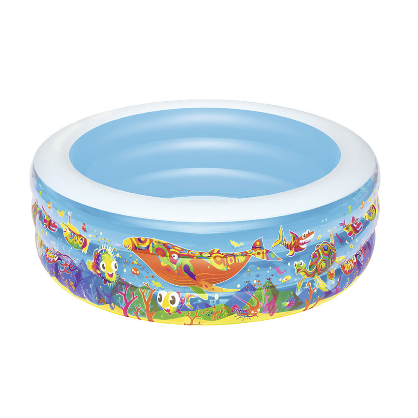 Bestway 51121 三环水晶水池 充气水池 儿童游泳池