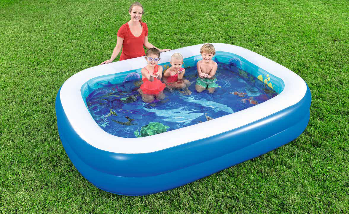 Bestway 54177 3D水池 充气水池 游泳池 戏水池