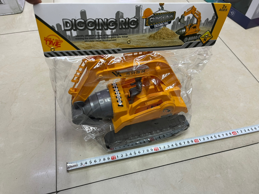 新款惯性工程车挖掘机转机PVC卡头袋包装