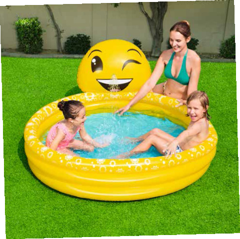 Bestway 53081 笑脸喷水戏水池 游泳池 戏水池