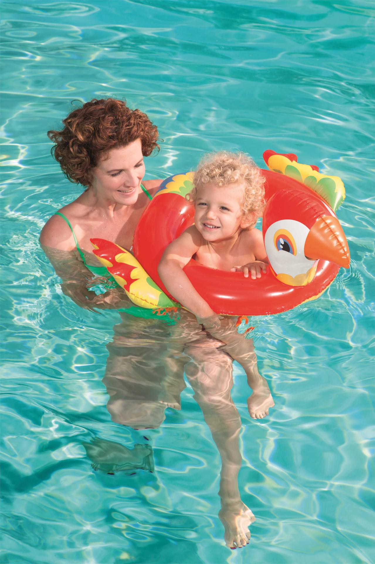 Bestway 36128 儿童腋下动物游泳圈加厚救生圈学游泳装备