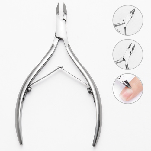 amazon‘s new dead skin scissors nail tools stainless steel dead skin pliers barbed oblique nail scissors wholesale