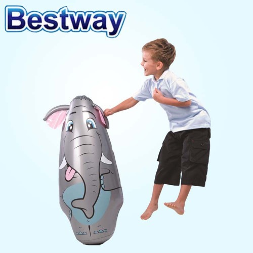 Bestway 52152 加厚动物不倒翁3D沙底充气拳击袋 充气玩具