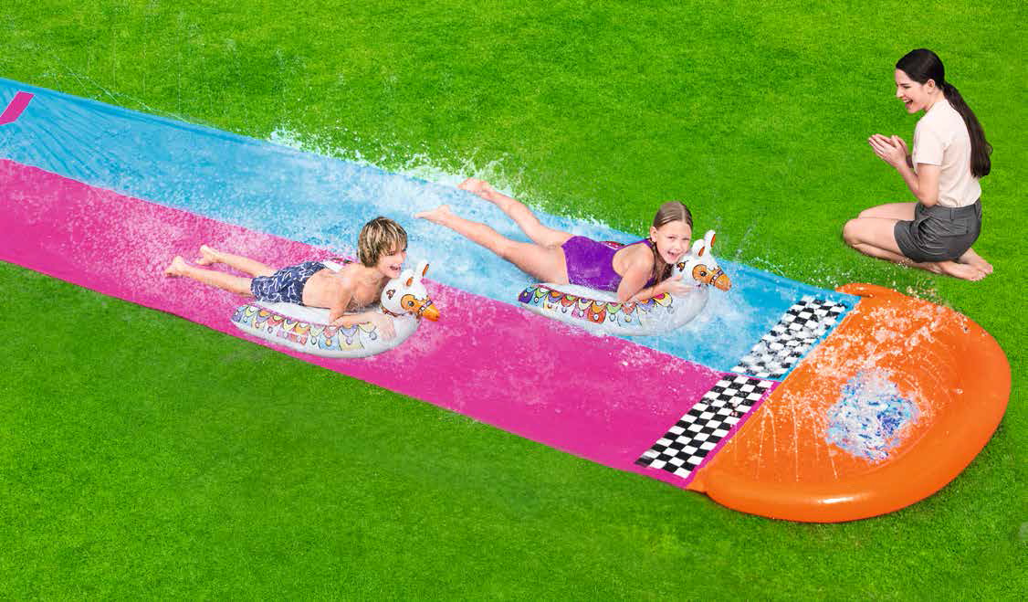 Bestway52320 双人滑水布 户外大型冲浪帆板儿童充气玩具