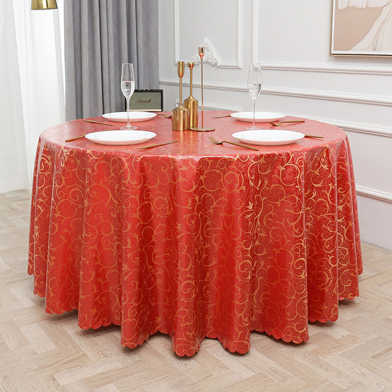 桌布圆桌酒店饭店圆形台布大圆桌桌布