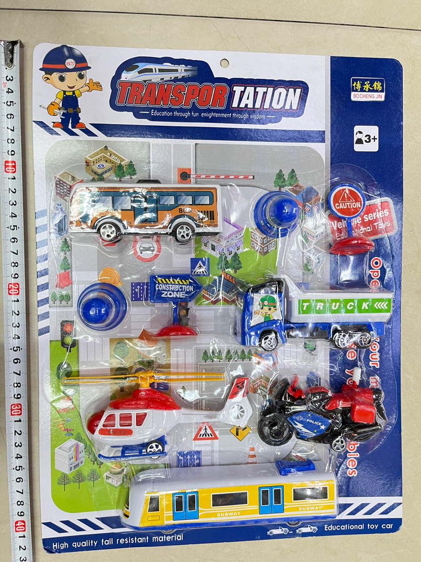 新款儿童交通工具套装吸板