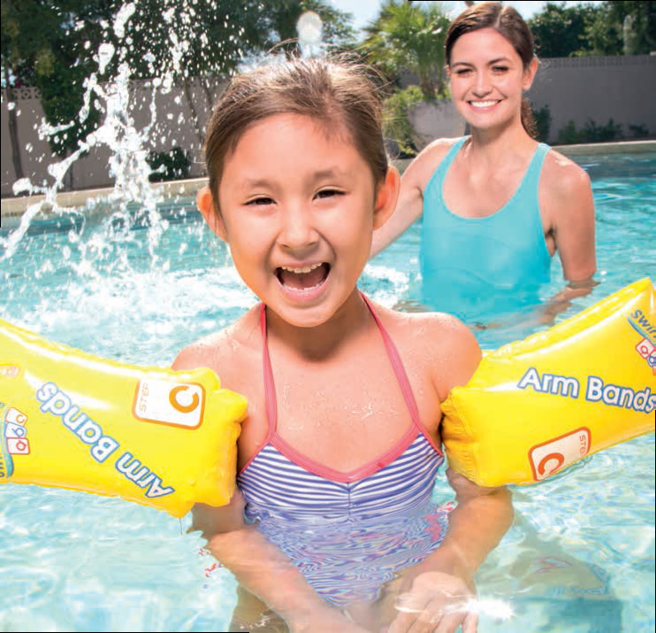 Bestway32110儿童手臂圈双气室游泳水袖充气浮圈