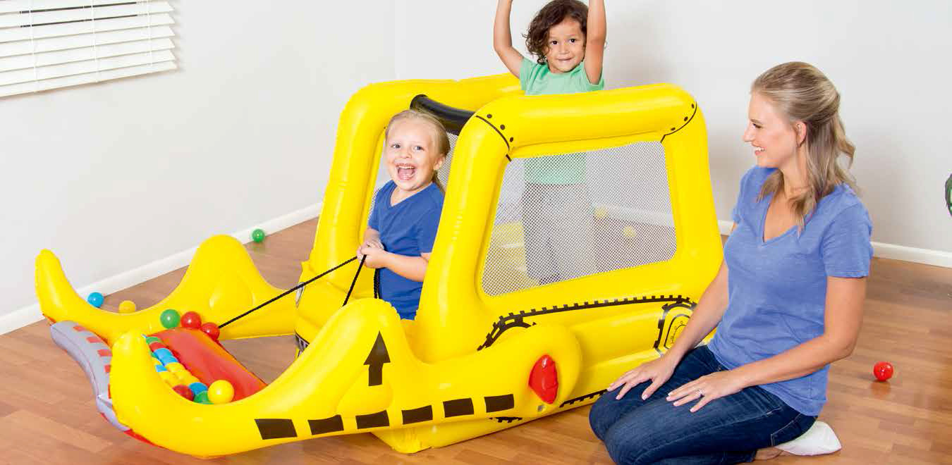 Bestway 52278 推土机球屋  充气玩具 玩具屋