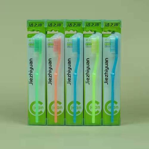 Toothbrush Wholesale Clean Source 8505（30 PCs/Box） squared Head Medium Hair Toothbrush