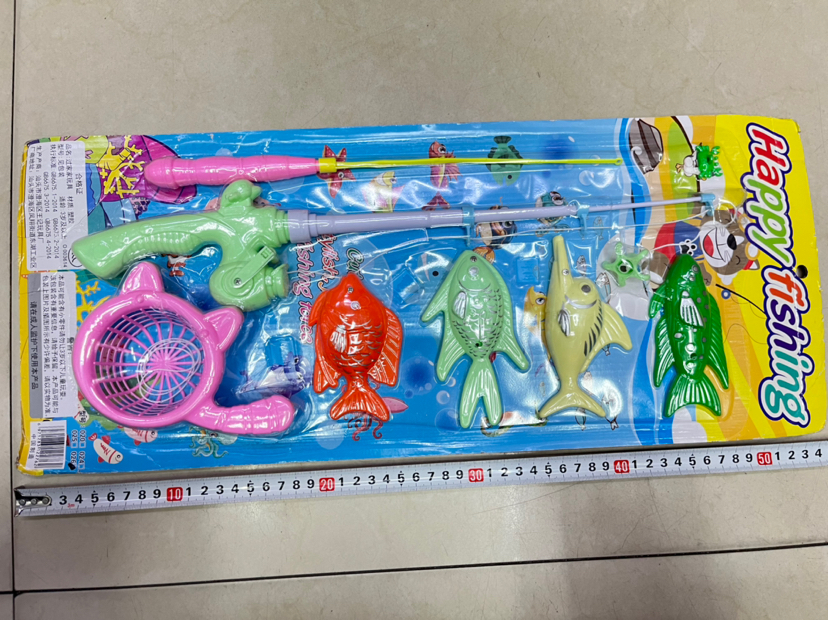 新款儿童钓鱼🎣玩具吸板包装