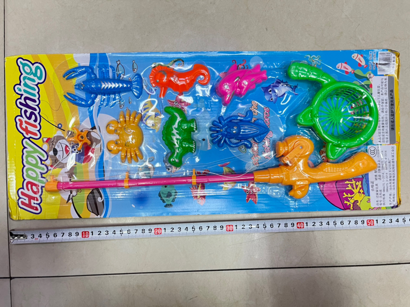 新款儿童钓鱼🎣玩具吸板包装
