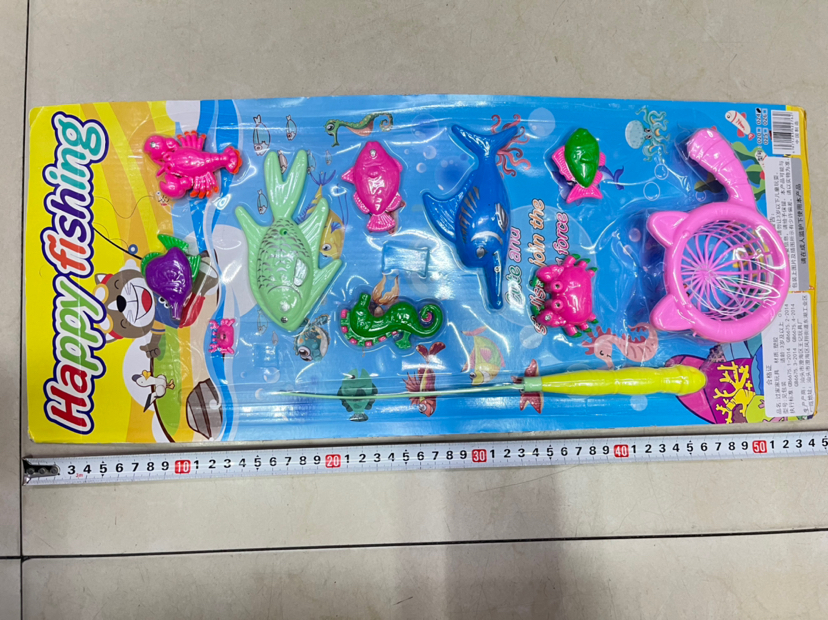新款儿童钓鱼🎣玩具吸板包装