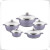 Die Casting Aluminum Pot Kitchenware 10 PCs Set Household Cookware Cookware Non-Stick Pan Kitchen Supplies Wholesale