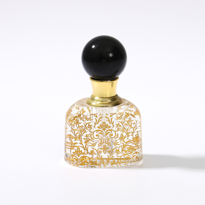 时尚波西米亚风ins厂家批发烫金复古香薰瓶空瓶香水玻璃瓶分装瓶