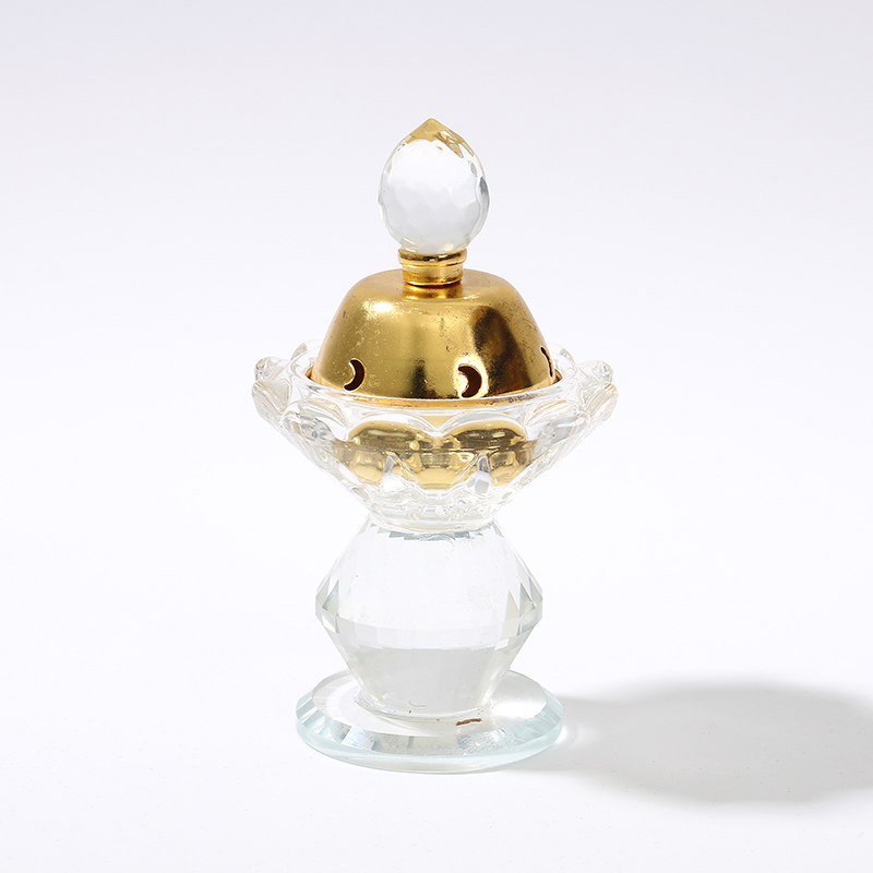 香炉家用室内欧式檀香线香炉茶道沉香多层创意人造水晶玻璃创意