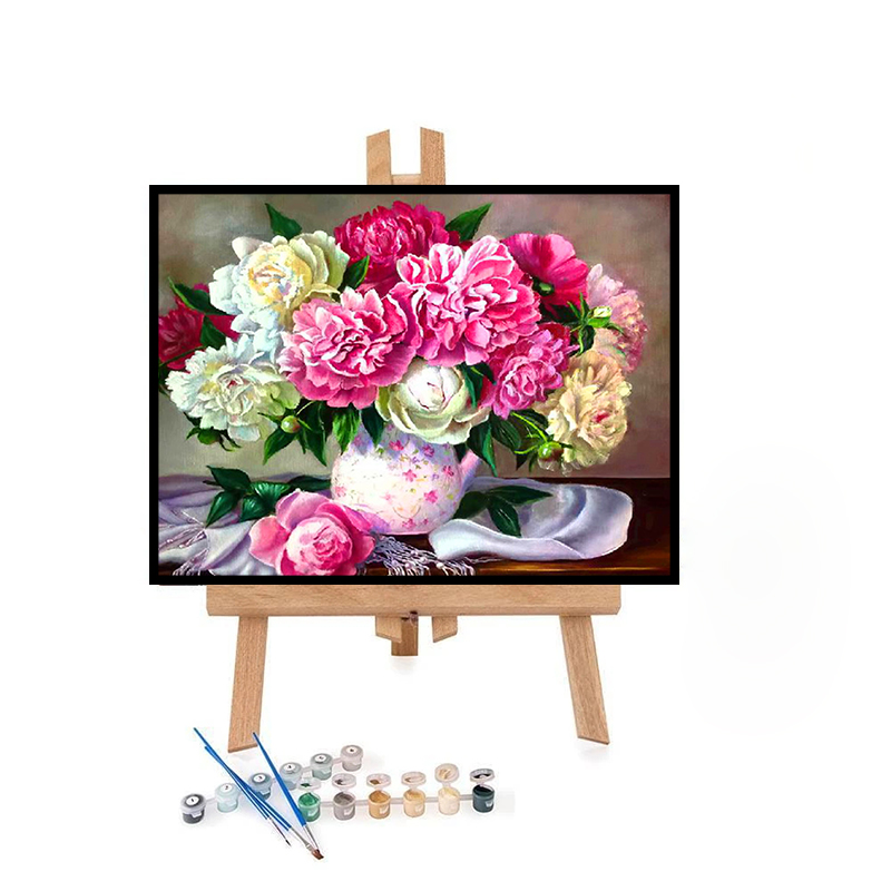 工厂批发数字油画diy儿童无框跨境外贸专供现货外销地摊一件代发