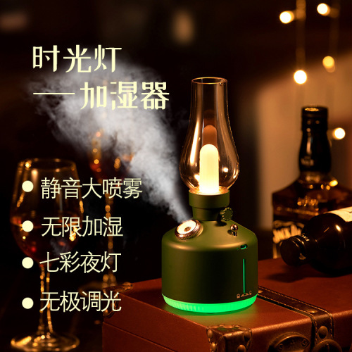 creative gifts can add logo time light humidifier desktop aromatherapy usb wireless small new humidifier