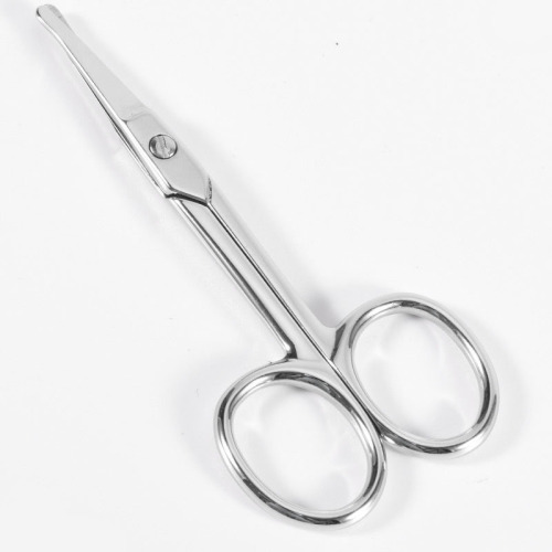 stainless steel round head safety nose hair scissors men‘s beard scissors beauty tools eyebrow scissors beauty scissors