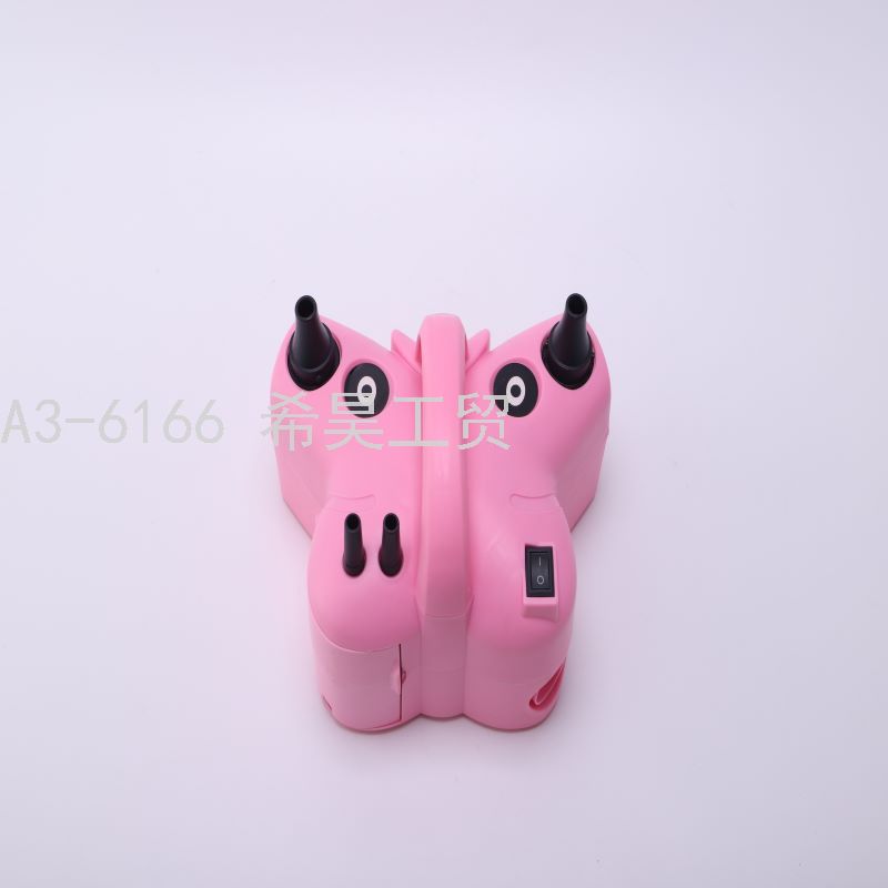 多功能卡通气球充气机打气泵电动充气插电便携游泳圈打气充气泵