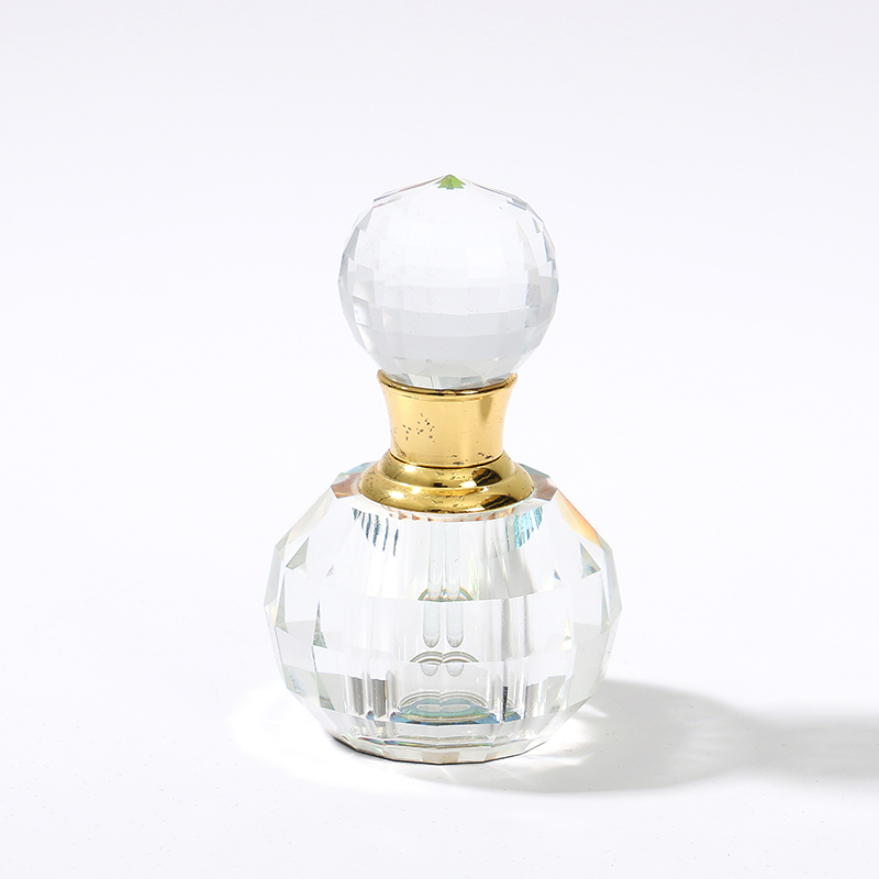 水晶工艺品迷你水晶香水瓶创意水晶摆件批发纯透明色简约时尚ins