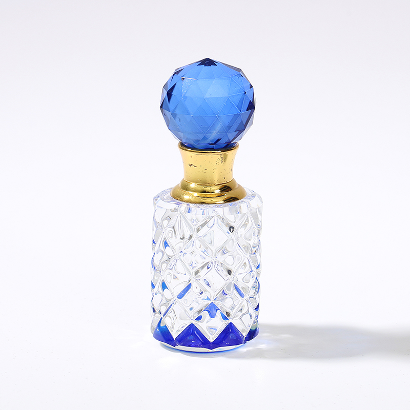 欧美现代简约时尚高档水晶香水瓶精美水晶滴管精油瓶订制批发厂家