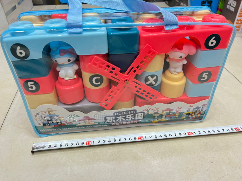 新款儿童积木背包🎒包装